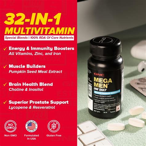 mega men gnc review|GNC Mega Men One Daily Multivitamin Review .